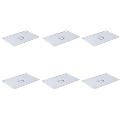  Stainless Steel Commercial Steam Table Pan Lids,NSF Full Size Anti-jam GN Hotel Pans Lid-1/1