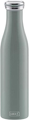 Lurch Urch Germany Thermal Bottle For Hot And Cold Drinks Made Of Double-Walled Stainless Steel (Pearl Blue, 25, Oz. | 0.75l)