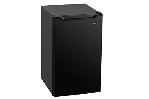  DAR032B1BM 3.2 Cu.Ft. Mini Fridge In Black - Free-Standing All Fridge For Bedroom, Living Room, Kitchen, Dorm