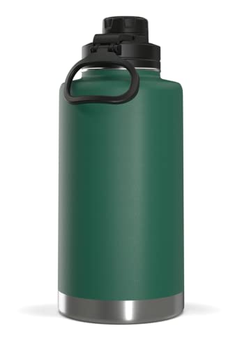  50oz Insulated Large Water Bottle - Leak Proof Stainless Steel Water Flask, Double Wall Vacuum Insulation Keeps Drinks COLD For 24 Hours And HOT For 12 Hours (Forest)