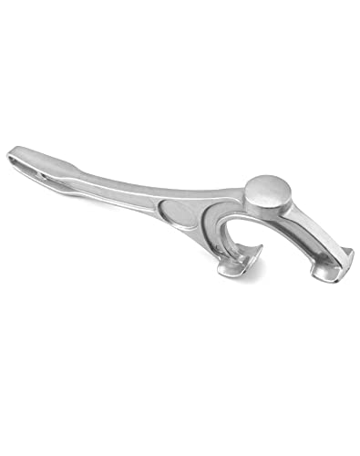  Aluminum Bucket Opener, 14" Long Barrel Pail Opener Bucket Lid Remover Tool, Silver, 1 Pack