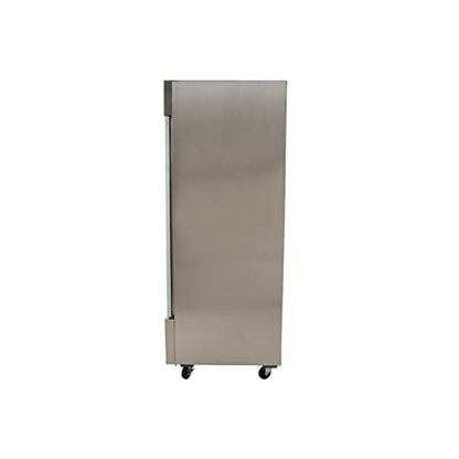  EakCold 2 Door Commercial Stainless Steel Freezer, White Interior; 47 Cubic Ft, 54" Wide