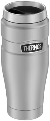 Thermos 4002.248.047 Flask 0.47 Litre Stainless King Flask, Cranberry, 8,4x8,4x19,8 Cm