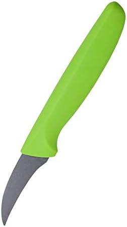  White 2” Paring Knife - Sharp Kitchen Knife - Ergonomic Handle, Pointed Tip - Color Coded Kitchen Tools By The Kosher Cook
