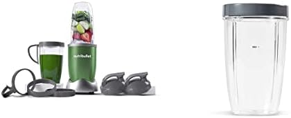 NutriBullet Pro - 13-Piece High-Speed Blender/Mixer System With Hardcover Recipe Book Included (900 Watts) Champagne, Standard