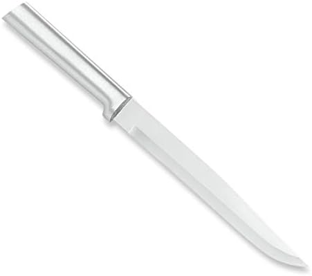  Ada Cutlery Slicing Knife – Stainless Steel Blade With Brushed Aluminum Handle Made In The USA, 11-3/8 Inches