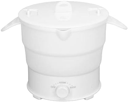  Portable Electric Hot Pot, 1.2L Collapsible Control Knob Electric Hot Pot Cooker For Office For Home(#2)