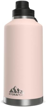  72 Oz Insulated Water Bottle - Large Stainless Steel Double Wall Vacuum Insulated Water Jug, Leak Proof & Spill Proof | 60 Hours Cold, 30 Hours Hot (Black)
