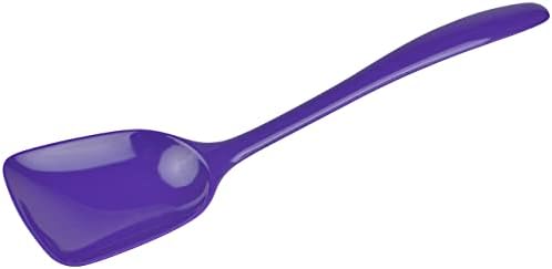  Hutzler 11 Inch Melamine Flat-Front Spoon, Cobalt Blue