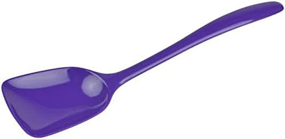 Hutzler 11 Inch Melamine Flat-Front Spoon, Cobalt Blue