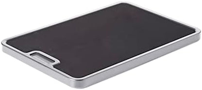  Medium Appliance Rolling Tray – Black, Home Kitchen Counter Organizer, Integrated Rolling System, Non-Slip Pad Top For Coffee Maker, Stand Mixer, Blender, Toaster