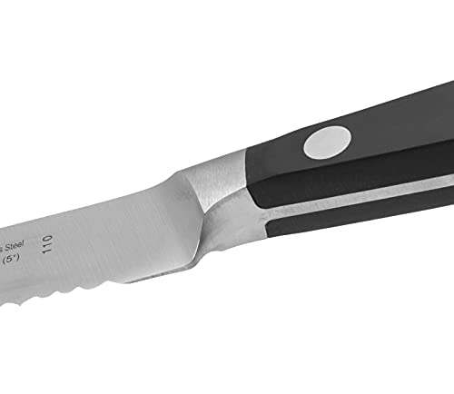  Rcos Tomato Knife, 130 Mm (5"), Black
