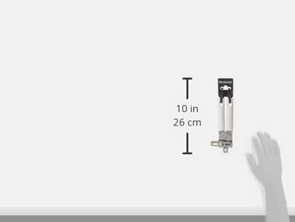 Brabantia Classic Can Opener With Metal Handle, 4.8x5.1x9 Cm, White