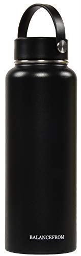  Double-Wall Vacuum Insulated Stainless Steel Water Bottle, 3 Caps Included, Wide Mouth And Standard Mouth, Multiple Colors And Sizes