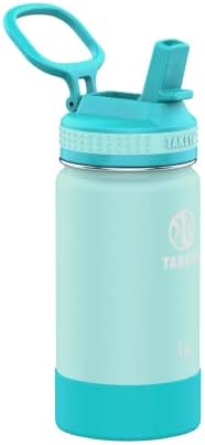  Actives Kids Insulated Stainless Steel Water Bottle With Straw Lid, 16 Ounce, Lilac/Ultra Violet