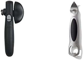 OXO Good Grips Snap Lock Can Opener & SteeL Stainless Steel Bottle And Can Opener