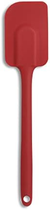  Slim Spatula, Heat-Resistant Flexible Nonstick Silicone, 10-Inches, Cherry