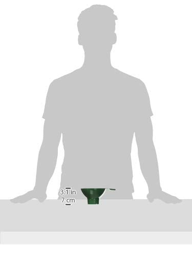  Canning Wide Mouth Plastic Funnel, Green, 4.75in/12cm