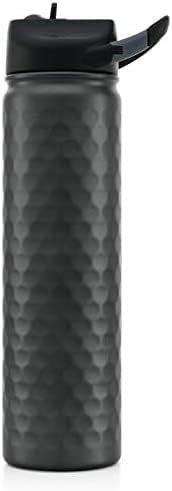  27oz Insulated Water Bottle Thermos, Premium Triple Layer Vacuum Stainless Steel, BPA Free Wide Mouth Lid With Carabiner Clip