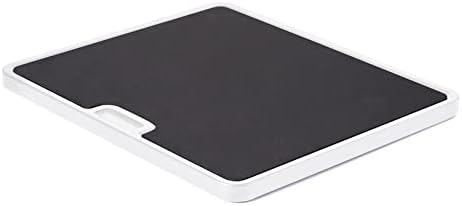  Medium Appliance Rolling Tray – Black, Home Kitchen Counter Organizer, Integrated Rolling System, Non-Slip Pad Top For Coffee Maker, Stand Mixer, Blender, Toaster