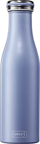 Lurch Urch Germany Thermal Bottle For Hot And Cold Drinks Made Of Double-Walled Stainless Steel (Burgundy, 16, Oz. | 0.5l)