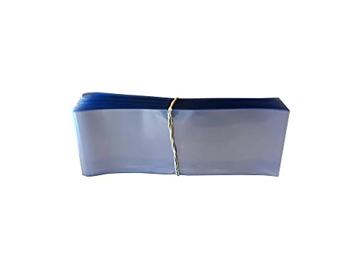  145 X 56 Mm Clear Perforated Shrink Band For Glass Jars, Plastic Jars, Metal Tins And More. [Compatible Diameter Range: 3 1/4" - 3 1/2"] - Bundle Of 250