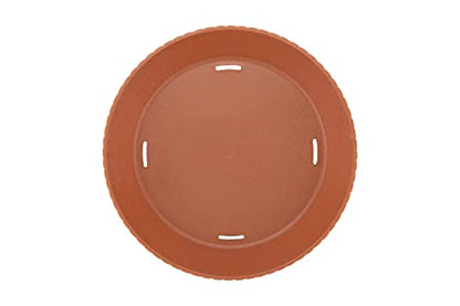  .E.T. RB-892-TER-EC Round Serving Basket With Base, 9", Terra Cotta (Set Of 4)