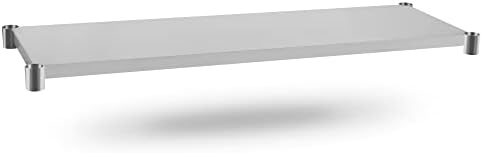  Galvanized Under Shelf For 24" X 36" Worktable, Adjustable Lower Shelf For Commercial Worktable For Restaurant, Home And Hotel