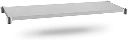  Galvanized Under Shelf For 24" X 36" Worktable, Adjustable Lower Shelf For Commercial Worktable For Restaurant, Home And Hotel