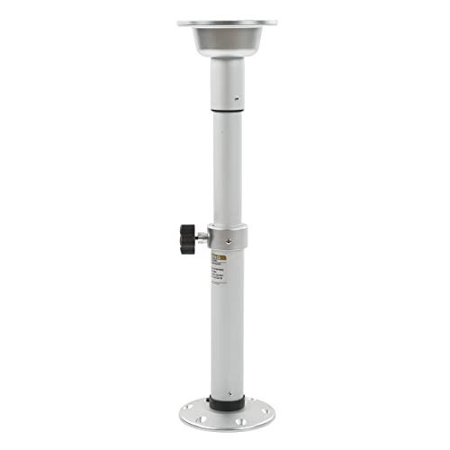  DAUERHAFT RV Table Pedestal, Strong Anodic Oxidation Rustproof Telescopic Table Stand Stable Aluminium Alloy Detachable High Strength For Caravan For Boat