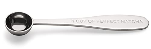  Suring Spoon | 1 Cup Of Perfect Matcha | Stainless Steel Scoop