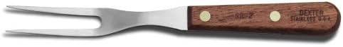  Dexter-Russell All-Purpose Fork, Stainless Steel With Walnut Handle, Made In The USA, 10-1/2