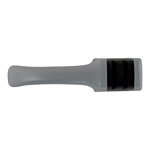  'sChoice 445 Diamond Hone Manual Straight Edge Knife Sharpener, 2-Stage, Gray