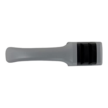 'sChoice 445 Diamond Hone Manual Straight Edge Knife Sharpener, 2-Stage, Gray