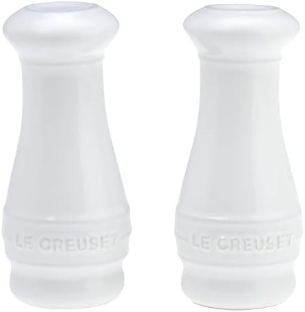 Le Creuset Stoneware Salt & Pepper Shakers Set Of 2, 4 Oz. Each, Caribbean