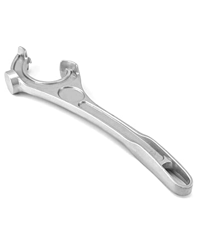  Aluminum Bucket Opener, 14" Long Barrel Pail Opener Bucket Lid Remover Tool, Silver, 1 Pack