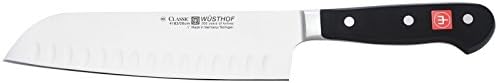 Wüsthof Usthof 4182 Santoku Knife, 5", Black