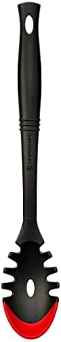 Le Creuset Revolution Bi-Material Slotted Spoon, 13.5" X 2.5", Cerise