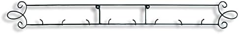  4-Place Horizontal Black Plate Rack For Collectible Plates, Plaques, Dishes, & China