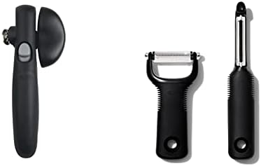 OXO Good Grips Snap Lock Can Opener & SteeL Stainless Steel Bottle And Can Opener