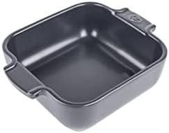 Peugeot Eugeot Appolia Individual Petite Square Oven Baking Dish, 5" X 5", Slate