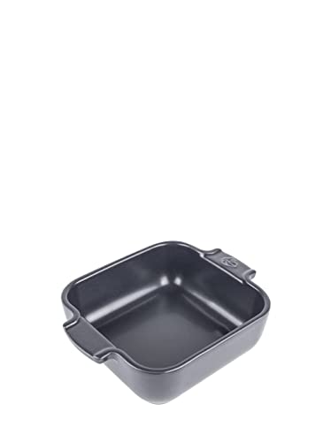Peugeot Eugeot Appolia Individual Petite Square Oven Baking Dish, 5" X 5", Slate