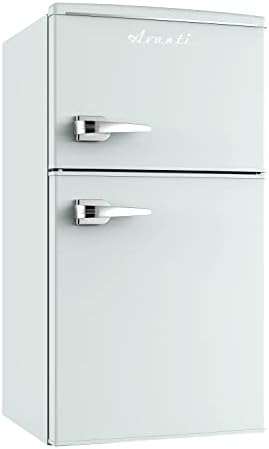 Avanti RMRT30X5R-IS Mini Fridge With Freezer 3 Cu. Ft. Capacity Retro-Styled For Home Office Or Dorm, Manual Defrost And Adjustable Temperature, 3 Cu.Ft, Red