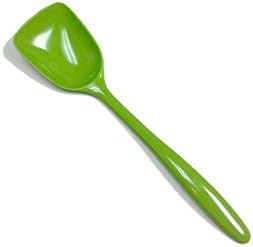  Hutzler 11 Inch Melamine Flat-Front Spoon, Cobalt Blue