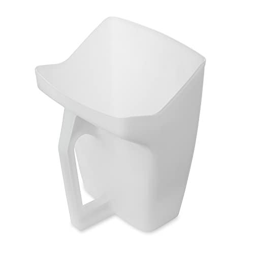 Rubbermaid Commercial Products Food Service Utility Scoop, 64-Ounce, White, For Ice/Bar And Ingredient Use In Restaurant/Kitchen
