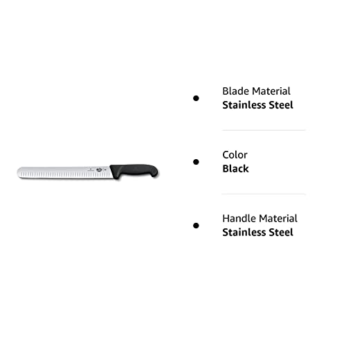 Victorinox 12 Inch Slicing Knife | High Carbon Stainless Steel Granton Blade For Efficient Slicing, Fibrox Pro Handle