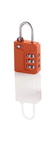  Ravel Smart By Conair Travel Sentry 3-Dial Lock; TSA Approved - Orange