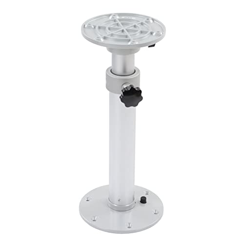  Pwshymi Table Pedestal Leg, 360° Rotatable Anodic Oxidation RV Table Base Stand Aluminum Alloy 460 To 700mm For Home For Yacht For Camper
