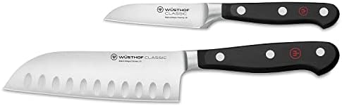 Wüsthof Usthof 4182 Santoku Knife, 5", Black