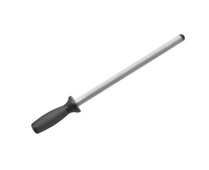  10 Inch Oval Diamond Knife Sharpener With Black Non Slip Handle Pro-Series Collection